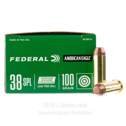38 Special Ammo - Federal American Eagle Indoor Range Training Ammo Federal American Eagle Indoor Range Training Ammo