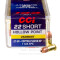 Image of CCI 22 Short Ammo - 100 Rounds of 27 Grain CPHP Ammunition