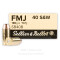 Image of Sellier and Bellot 40 Cal Ammo - 50 Rounds of 180 Grain FMJ Ammunition