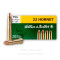 Image of Sellier and Bellot 22 Hornet Ammo - 20 Rounds of 45 Grain FMJ Ammunition