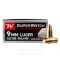 Image of Winchester Super Match Minor Power Factor 9mm Ammo - 500 Rounds of 147 Grain FMJ FN Ammunition