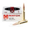 Image of Hornady Match 308 Win Ammo - 200 Rounds of 168 Grain HPBT Ammunition