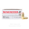 Image of Winchester 40 Cal Ammo - 500 Rounds of 165 Grain FMJ-FN Ammunition