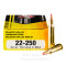 Image of Black Hills Gold Ammunition 22-250 Rem Ammo - 20 Rounds of 50 Grain V-MAX Ammunition