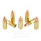 Image of Fiocchi 7.62 Tokarev Ammo - 50 Rounds of 85 Grain FMJ Ammunition