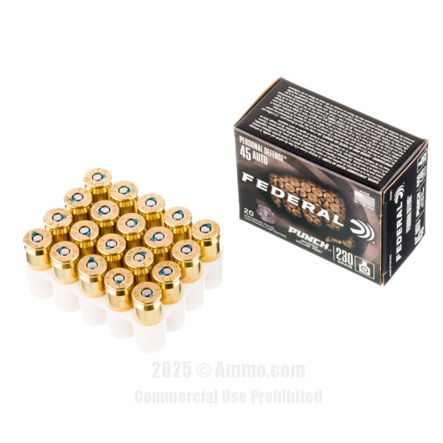 Shop Federal 45 Auto Ammo (Fastest Shipping & Bulk Prices)
