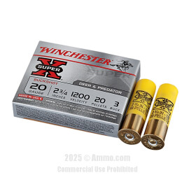 Image of Bulk 20 Gauge Ammo - 250 Rounds of Bulk Not Applicable #3 Buck Ammunition from Winchester