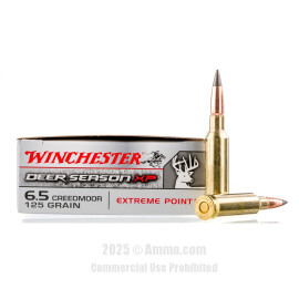 Image of Winchester Deer Season XP 6.5 Creedmoor Ammo - 20 Rounds of 125 Grain Extreme Point Ammunition