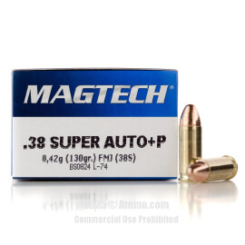 Image of Magtech 38 Super Ammo - 50 Rounds of 130 Grain FMJ Ammunition