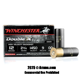 Image of Winchester Winchester Double-X 12 Gauge Ammo - 5 Rounds of #00 Buck Ammunition