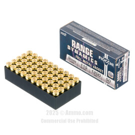 Image of Bulk 9mm Ammo - 1000 Rounds of Bulk 115 Grain FMJ Ammunition from Fiocchi