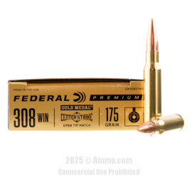 Image of Federal Gold Medal CenterStrike 308 Win Ammo - 20 Rounds of 175 Grain OTM Ammunition