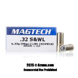 Image of Magtech 32 S&W Long Ammo - 50 Rounds of 98 Grain LWC Ammunition