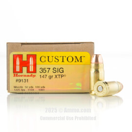 Image of Hornady 357 Sig Ammo - 200 Rounds of 147 Grain JHP Ammunition