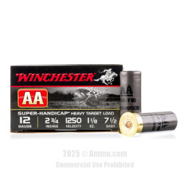 Image of Winchester AA Super Handicap 12 Gauge Ammo - 250 Rounds of 1-1/8 oz. #7-1/2 Shot Ammunition