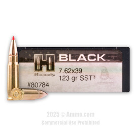 Image of Hornady BLACK 7.62x39 Ammo - 200 Rounds of 123 Grain SST Ammunition