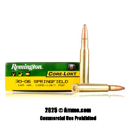 Image of Remington 30-06 Ammo - 20 Rounds of 165 Grain PSP Ammunition