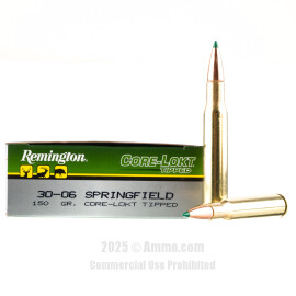 Image of Remington Core-Lokt Tipped 30-06 Ammo - 200 Rounds of 150 Grain Polymer Tip Ammunition