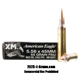 Image of Federal American Eagle 5.56x45 Ammo - 500 Rounds of 55 Grain FMJBT XM193 Ammunition