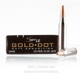 Image of Speer Gold Dot 223 Rem Ammo - 500 Rounds of 55 Grain SP Ammunition