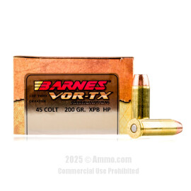 Image of Barnes 45 Long Colt Ammo - 20 Rounds of 200 Grain XPB HP Ammunition