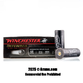 Image of Winchester Defender 12 Gauge Ammo - 100 Rounds of 1 oz. Segmented Rifled Slug Ammunition