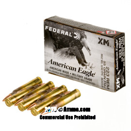 Image of Bulk 223 Rem Ammo - 500  Rounds of Bulk 55 Grain FMJ-BT Ammunition from Federal
