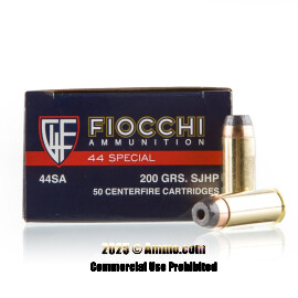Image of Fiocchi 44 S&W Special Ammo - 500 Rounds of 200 Grain SJHP Ammunition