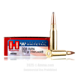 Image of Hornady 308 Win Ammo - 200 Rounds of 150 Grain SP Ammunition