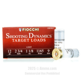 Image of Fiocchi 12 Gauge Ammo - 250 Rounds of 1-1/8 oz. #9 Shot Ammunition