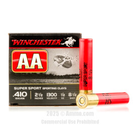 Image For 250 Rounds Of 1/2 oz. #8-1/2 Shot 410 Winchester Ammunition