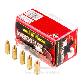 Image of Bulk 9mm Ammo - 500  Rounds of Bulk 115 Grain FMJ Ammunition from Federal