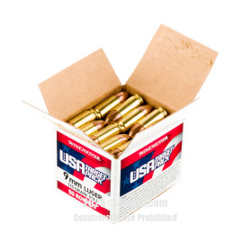 Image of Bulk 9mm Ammo - 1000 Rounds of Bulk 115 Grain FMJ Ammunition from Winchester