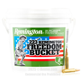 Image of Remington UMC Freedom Bucket 223 Rem Ammo - 300 Rounds of 55 Grain FMJ Ammunition