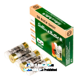 Image of Bulk 12 Gauge Ammo - 250 Rounds of Bulk 1-1/8 oz. #00 Buck Ammunition from Sellier and Bellot