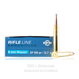 Image of Prvi Partizan 8mm Ammo - 20 Rounds of 196 Grain SP Ammunition