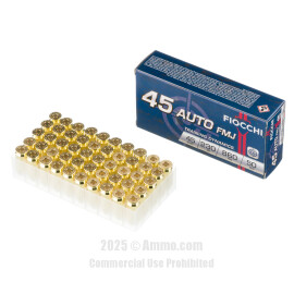 Image of Bulk 45 ACP Ammo - 500  Rounds of Bulk 230 Grain FMJ Ammunition from Fiocchi