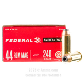 Image of Federal 44 Magnum Ammo - 50 Rounds of 240 Grain JHP Ammunition