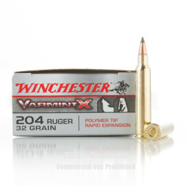 Image of Winchester 204 Ruger Ammo - 20 Rounds of 32 Grain Polymer Tip Ammunition