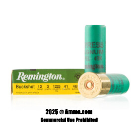 Image of Remington 12 Gauge Ammo - 5 Rounds of #4 Buck Ammunition