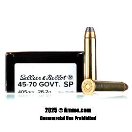 Image of Sellier & Bellot 45-70 Government Ammo - 20 Rounds of 405 Grain SP Ammunition