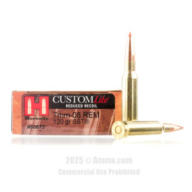 Image of Hornady 7mm-08 Rem Ammo - 20 Rounds of 120 Grain SST Ammunition