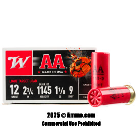Image of Winchester 12 Gauge Ammo - 25 Rounds of 1-1/8 oz. #9 Shot Ammunition