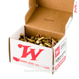 Image of Bulk 5.56x45 Ammo - 800 Rounds of Bulk 55 Grain FMJ Ammunition from Winchester