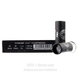 Image of Panzer Defense Lequian 12 Gauge Ammo - 250 Rounds of 00 Buck Ammunition
