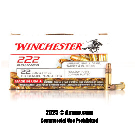 Image of Winchester 22 LR Ammo - 2220 Rounds of 36 Grain CPHP Ammunition