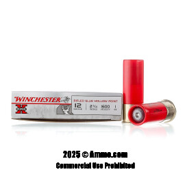 Image of Winchester 12 ga Ammo - 5 Rounds of 1 oz. Rifled Slug Ammunition