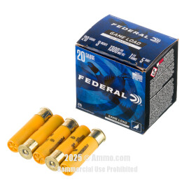 Image of Bulk 20 Gauge Ammo - 250 Rounds of Bulk 1-1/4 oz. #5 Shot Ammunition from Federal