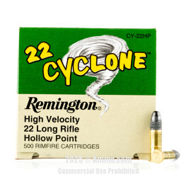 Image of Remington 22 Cyclone 22 LR Ammo - 50 Rounds of 36 Grain LHP Ammunition