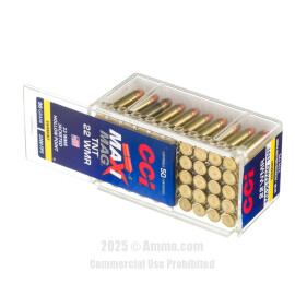 Image of Bulk 22 WMR Ammo - 500  Rounds of Bulk 30 Grain JHP Ammunition from CCI